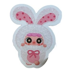 Migo: Troublemaker - cream White Rabbit Plush pendant